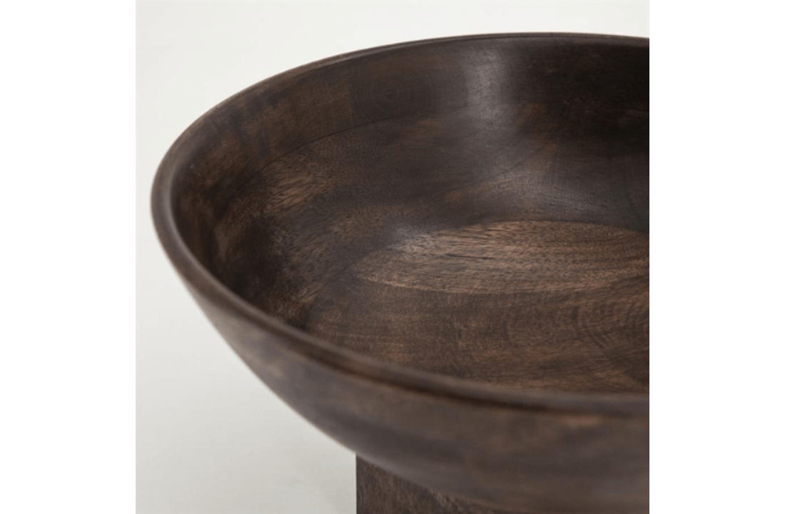 Houten schaal Bora large - brown