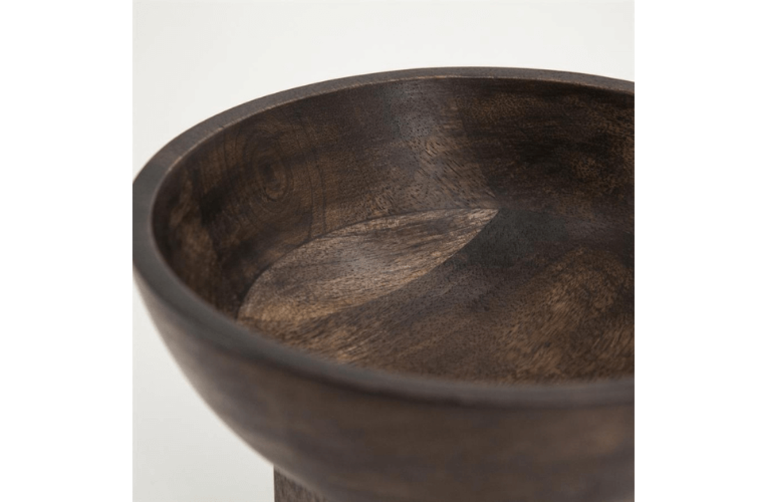 Houten schaal Bora medium - brown