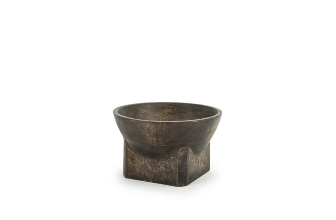 Houten schaal Bora small - brown