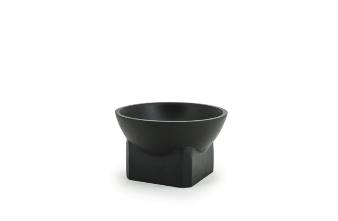Houten schaal Bora small - black