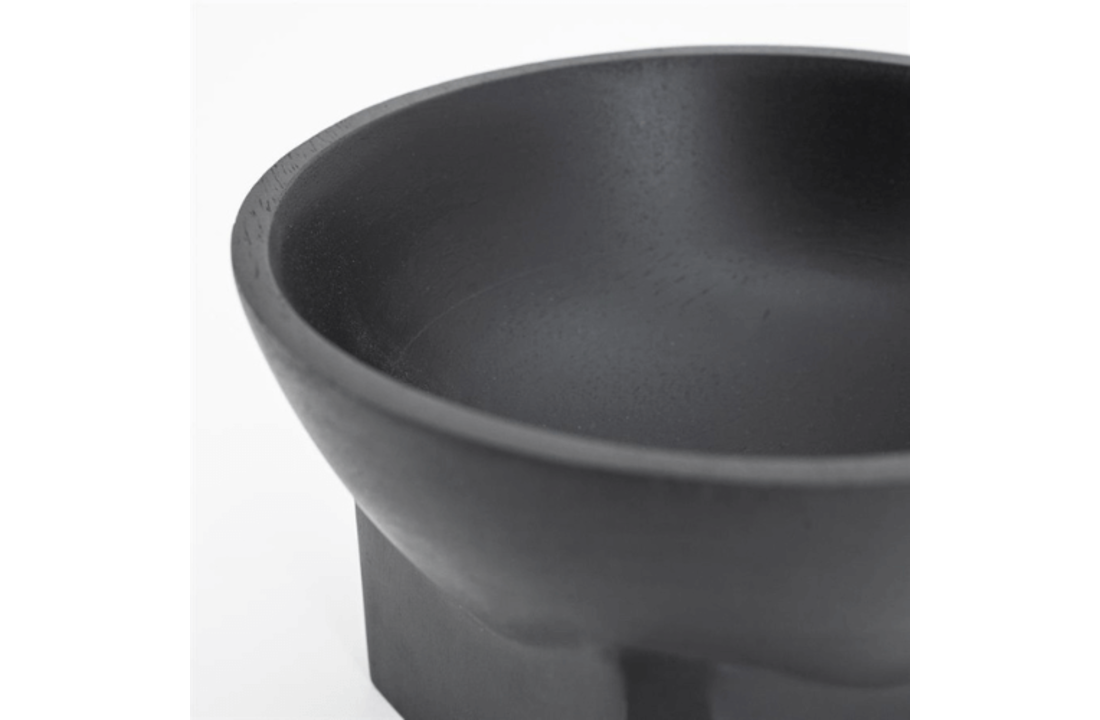 Houten schaal Bora small - black