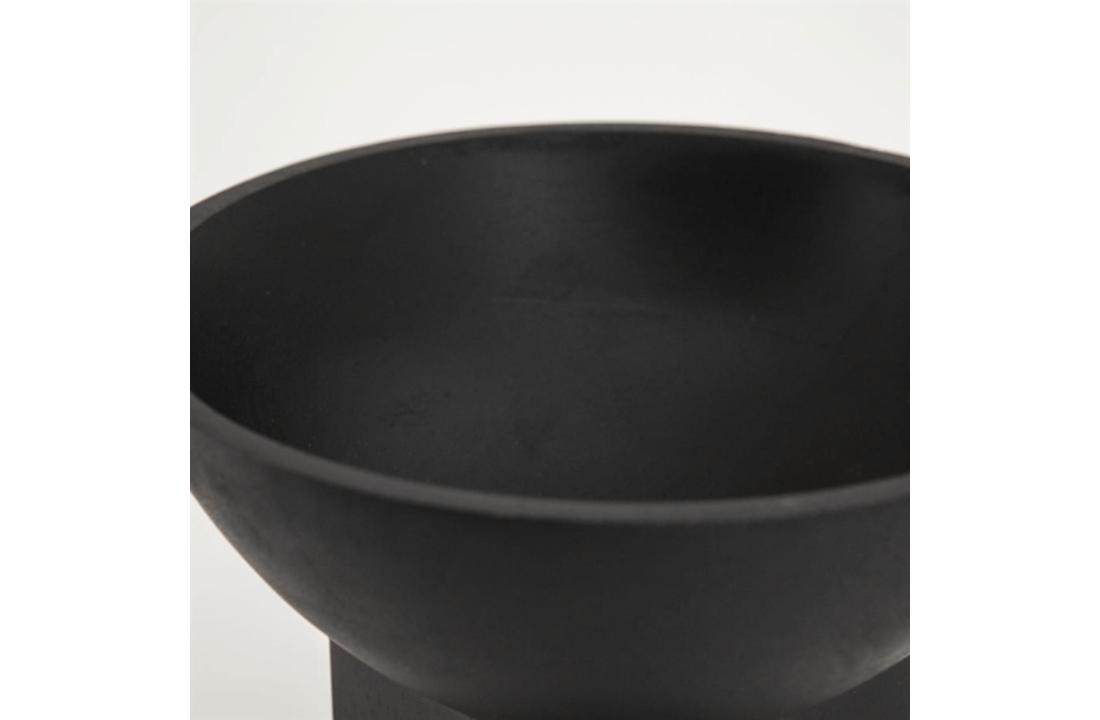 Houten schaal Bora medium - black