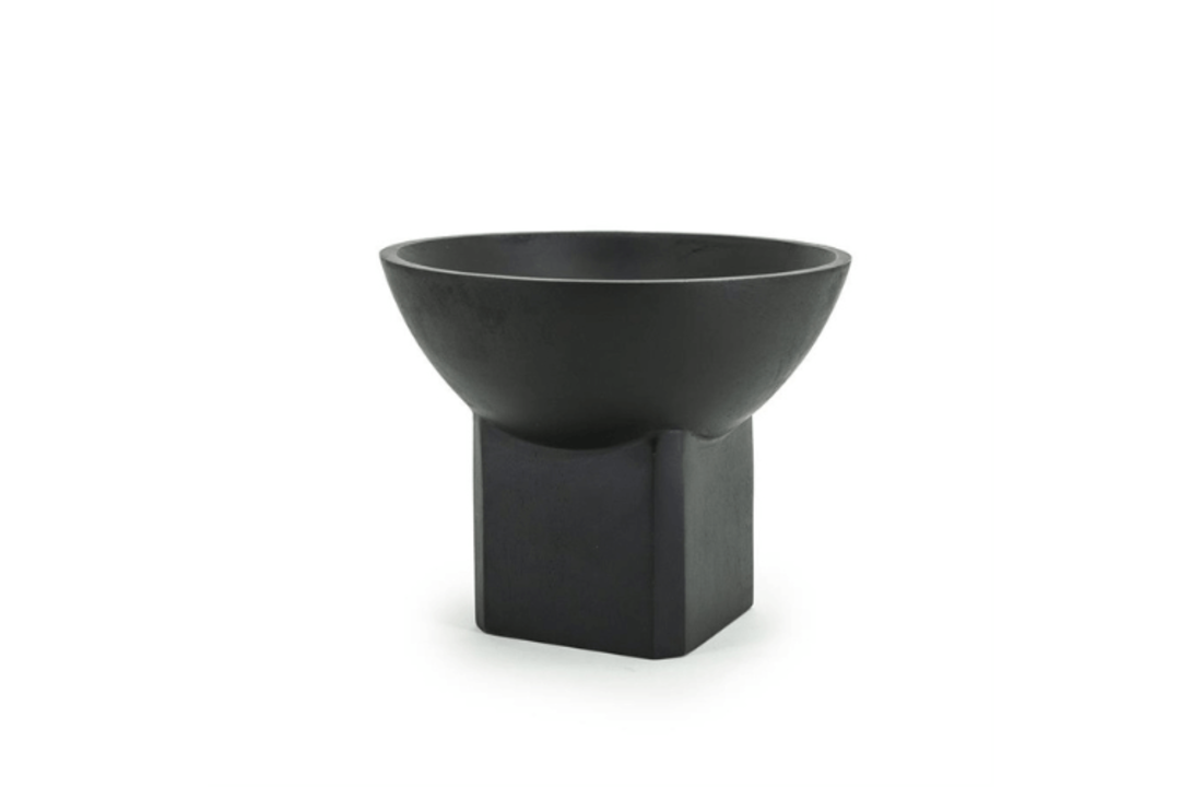 Houten schaal Bora medium - black