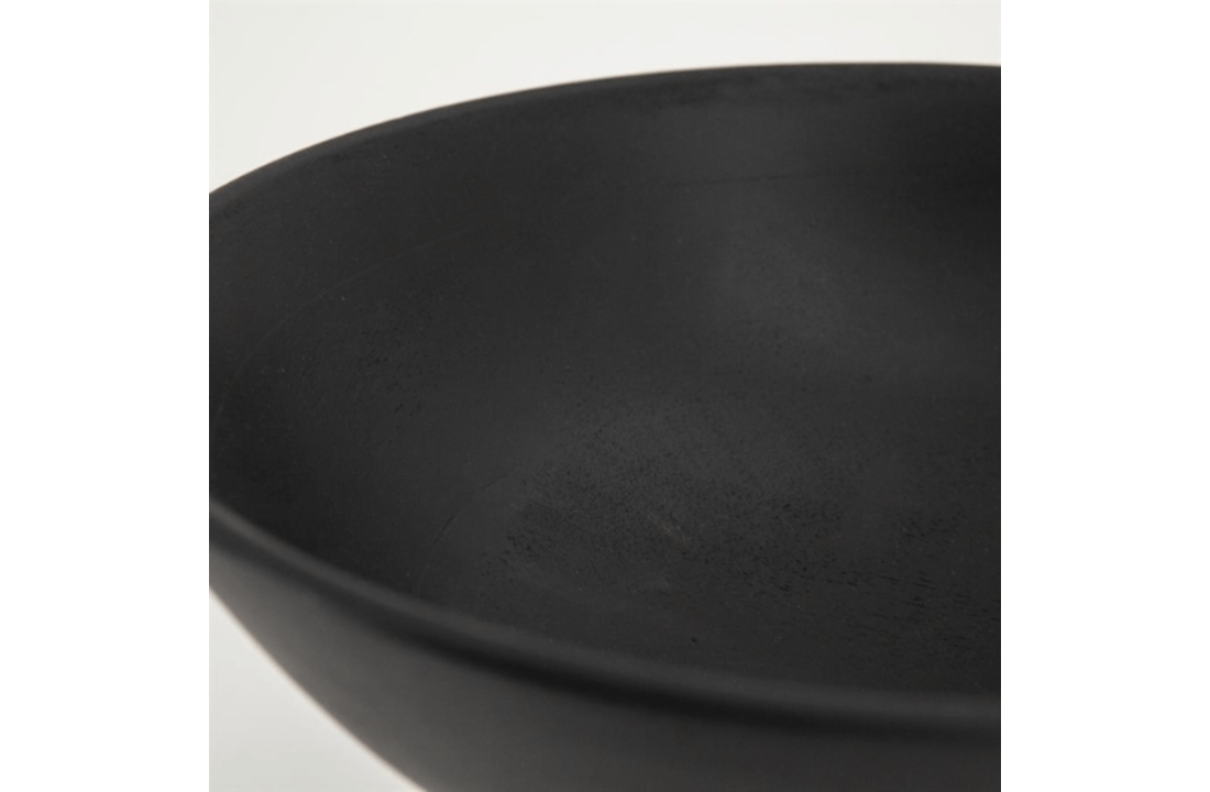 Houten schaal Bora large - black