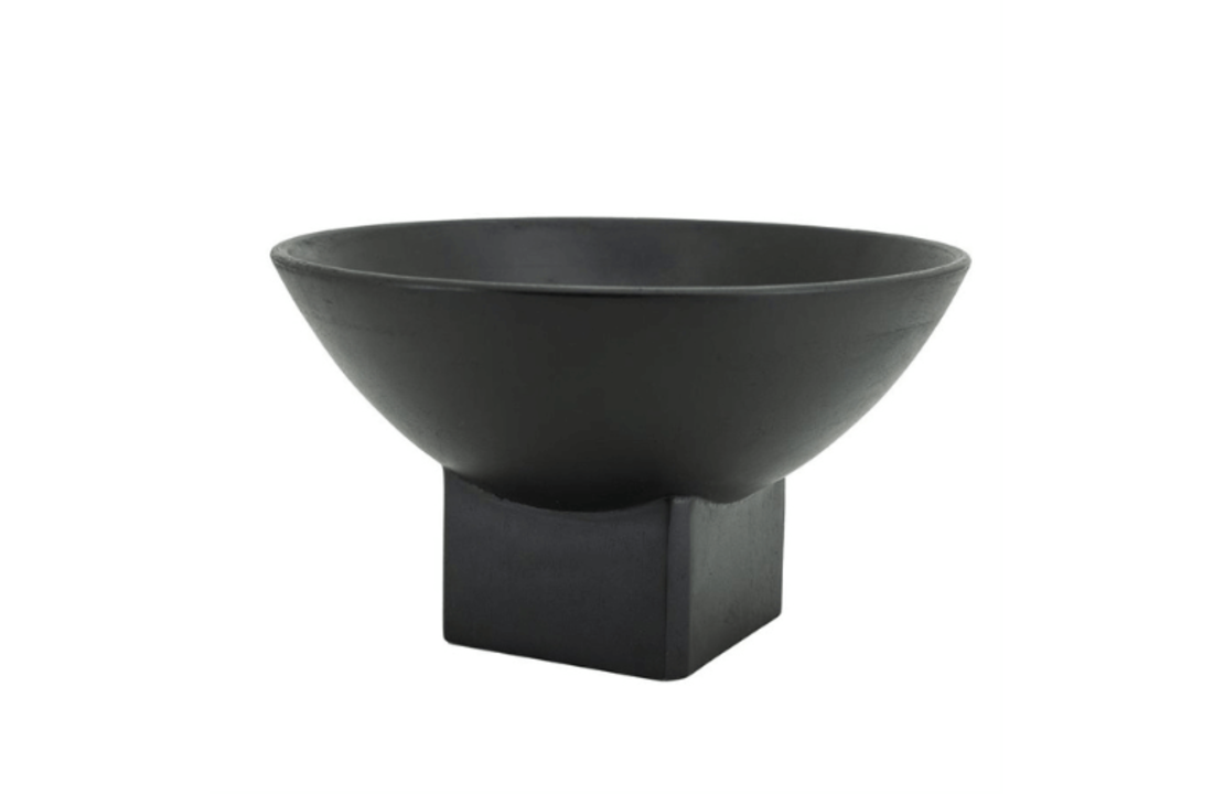 Houten schaal Bora large - black
