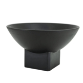 Houten schaal Bora large - black