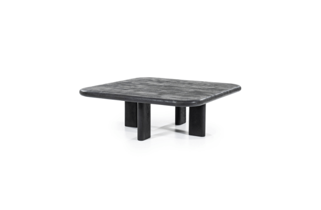 Salontafel Fynn 100x100x35 - zwart