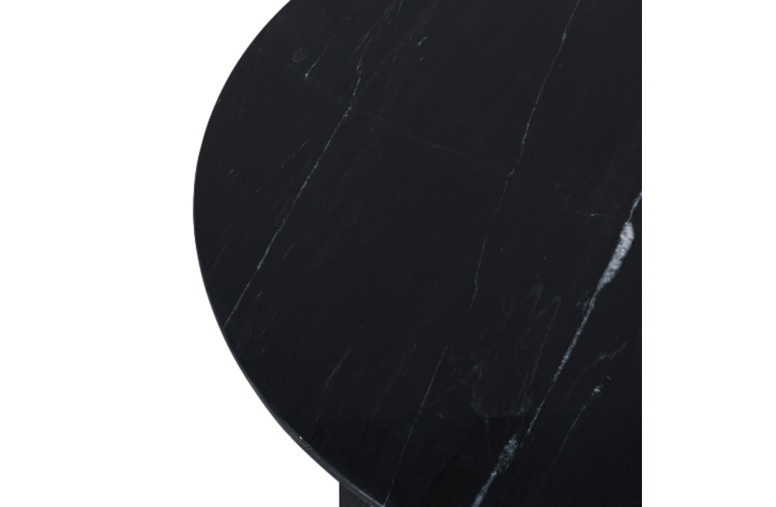Salontafel Collin | Zwart marmer 75 cm