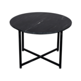 Salontafel Collin | Zwart marmer 75 cm