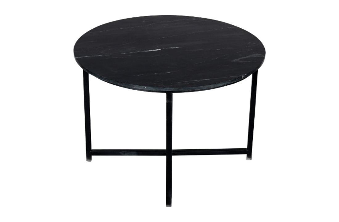 Salontafel Collin | Zwart marmer 75 cm