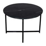 Salontafel Collin | Zwart marmer 75 cm
