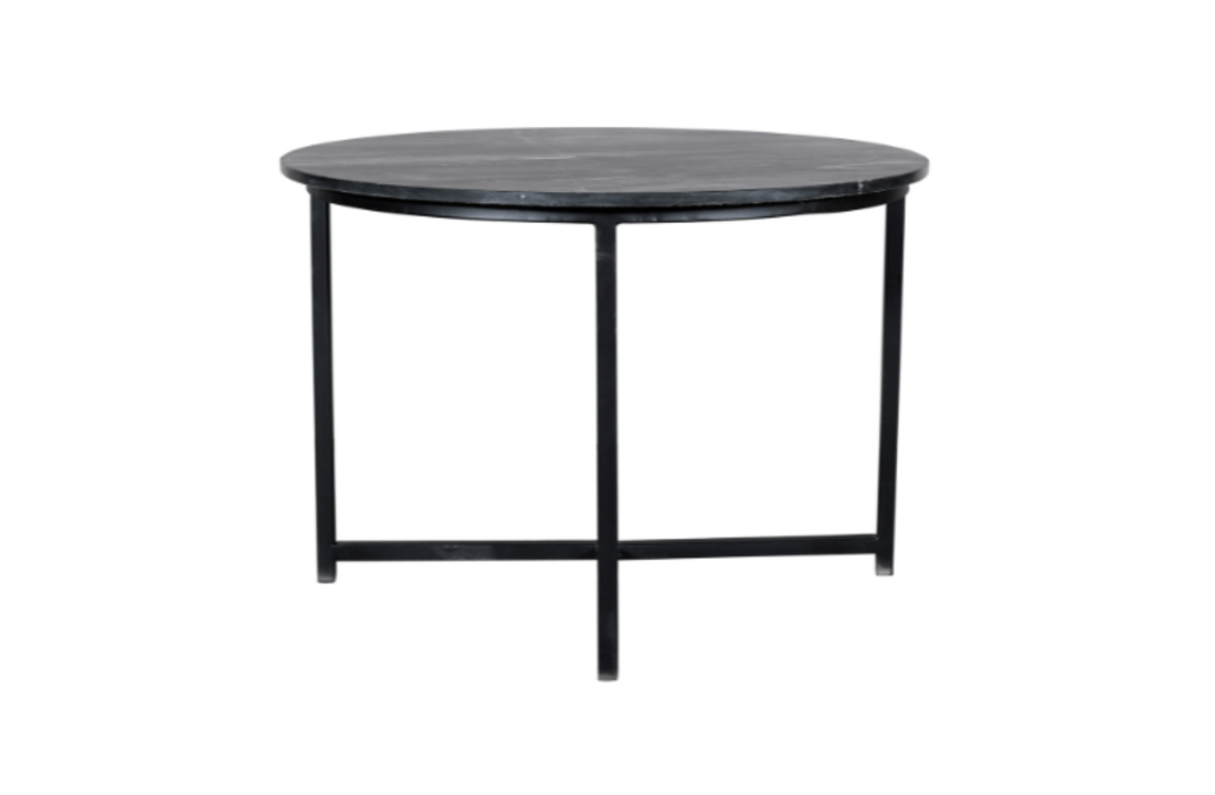 Salontafel Collin | Zwart marmer 75 cm