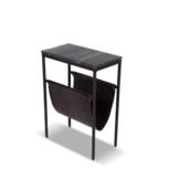 Bijzettafel Bow | Zwart marmer 45 cm