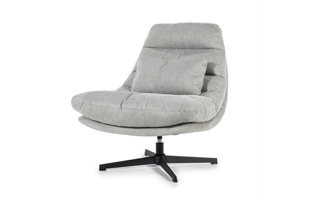 Fauteuil Cooper met kussen - grijs Houston