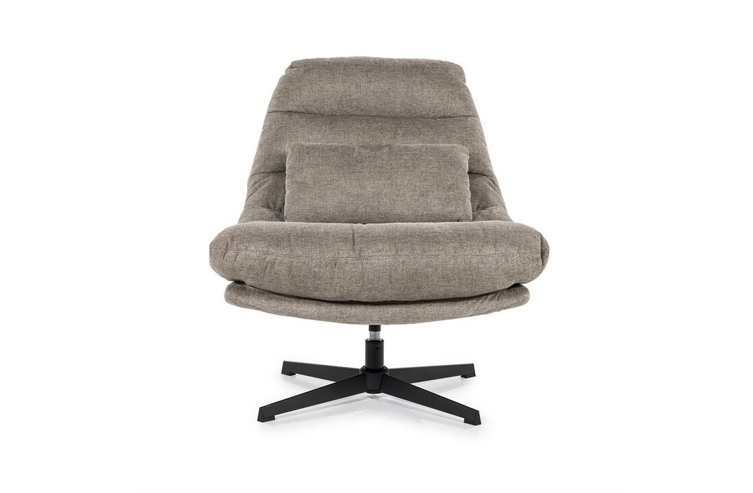 Fauteuil Cooper met kussen - bruin Houston