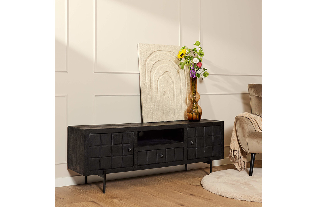 Tv meubel Brandy Black | 150 cm