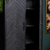 Kabinet New York 90 cm | Zwart