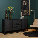 Dressoir New York 165 cm | Zwart