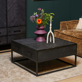 Salontafel New York 80 cm | Zwart