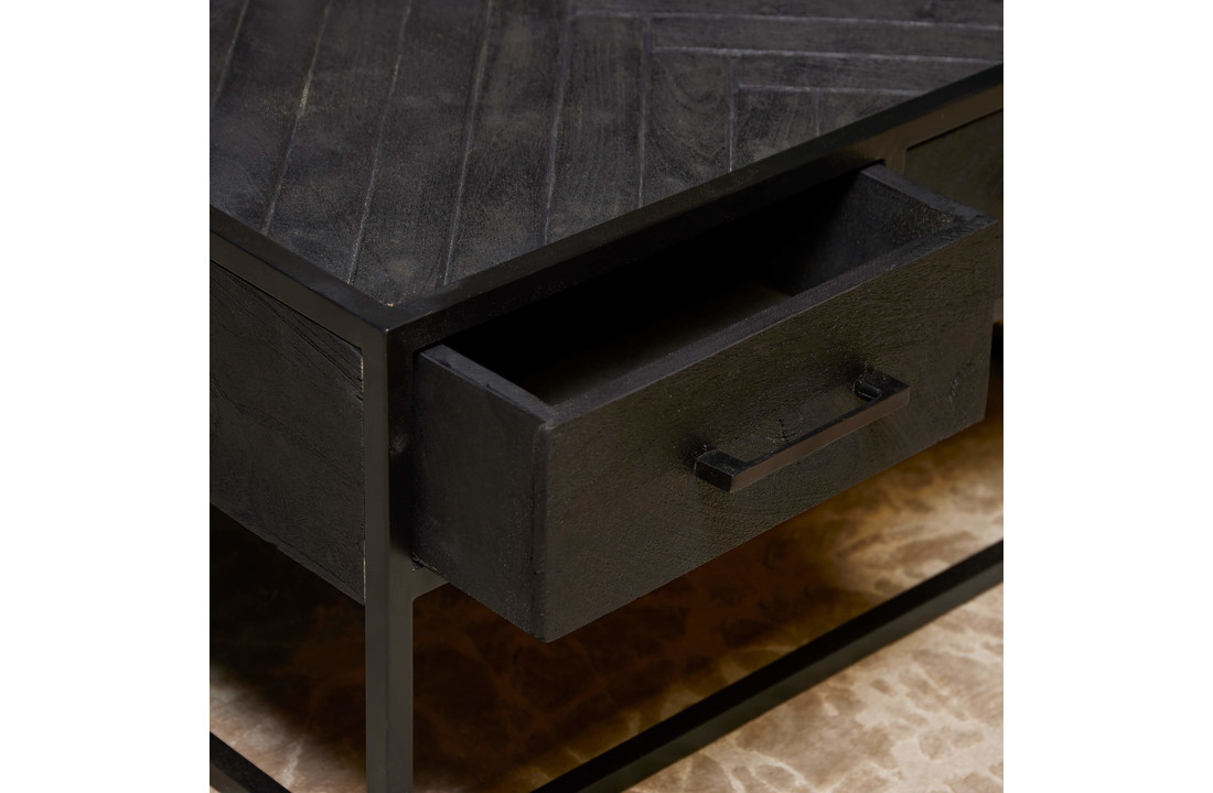 Salontafel New York 80 cm | Zwart