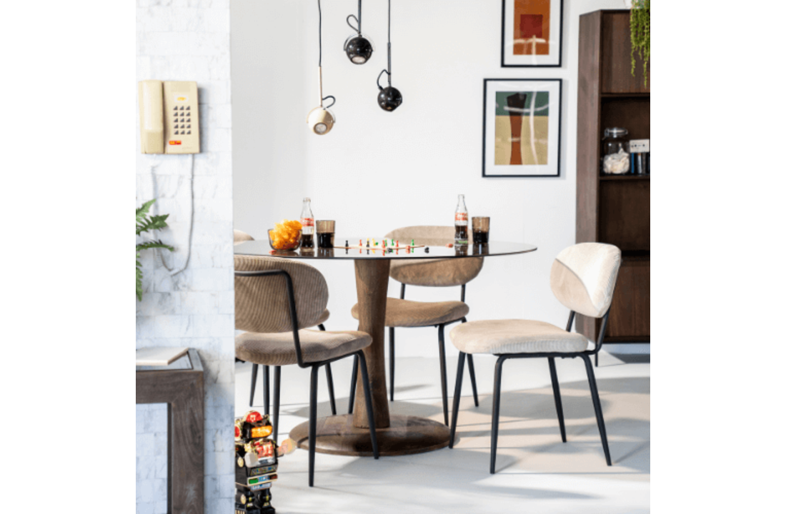 Eettafel Boogie - brown