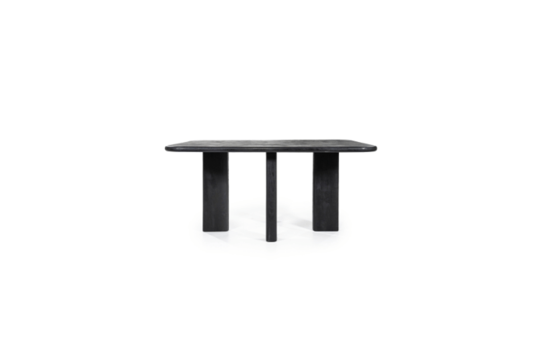 Eettafel Fynn 160x100x75 - zwart