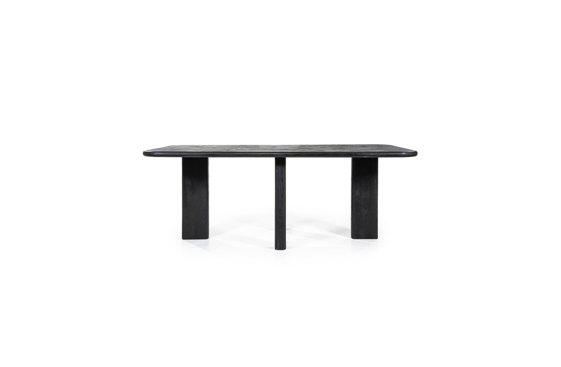 Eettafel Fynn 200x100x75 - zwart