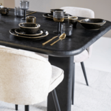 Eettafel Fynn 280x100x75 - zwart