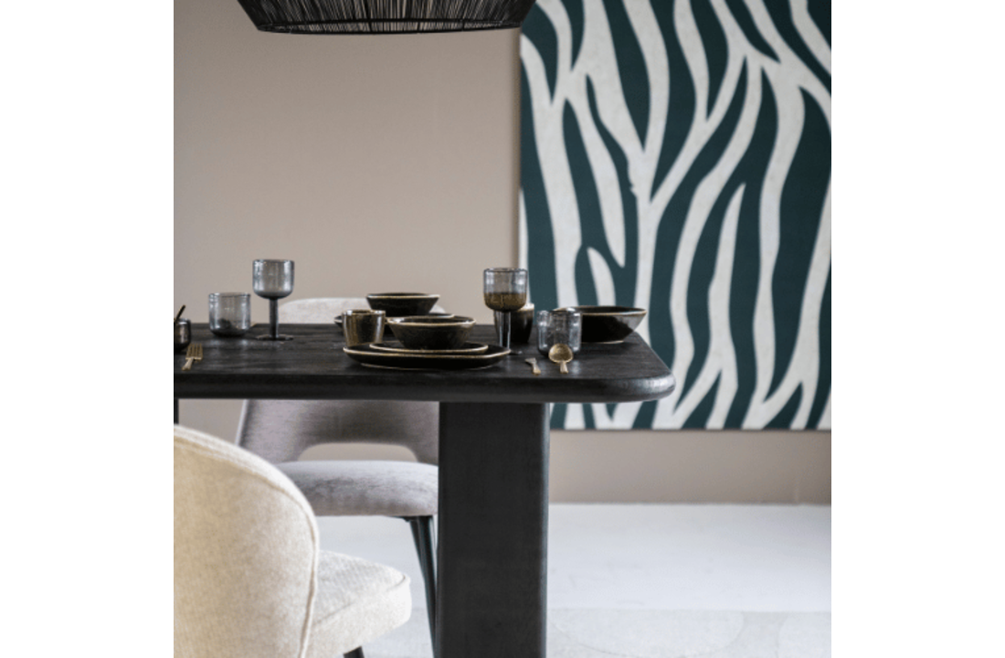 Eettafel Fynn 280x100x75 - zwart
