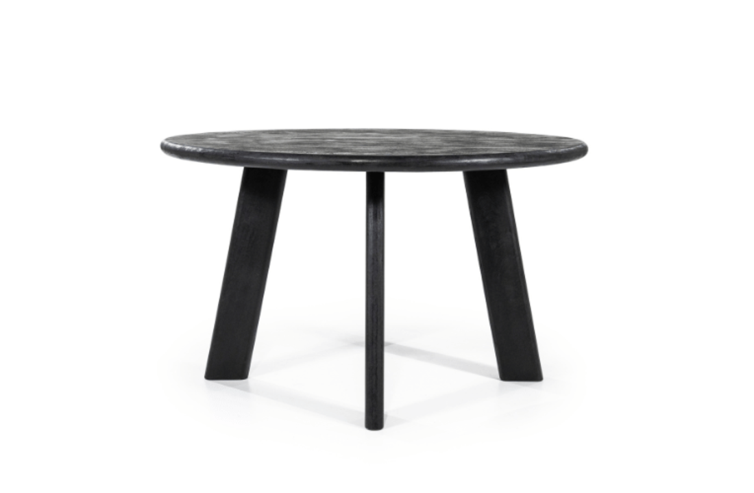 Eleonora | Eettafel Fynn Ø130 - zwart