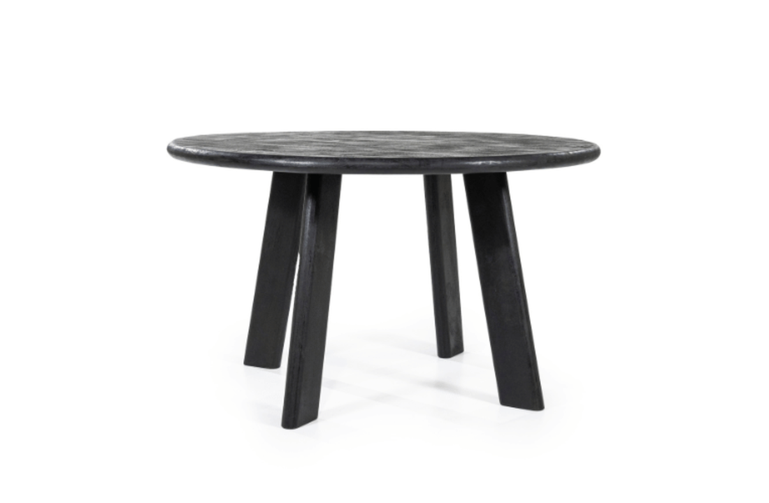 Eleonora | Eettafel Fynn Ø130 - zwart