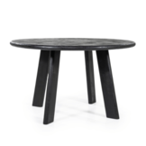 Eleonora | Eettafel Fynn Ø130 - zwart