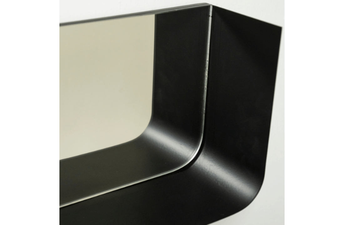 Spiegel Image rectangular - black
