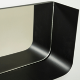 Spiegel Image rectangular - black