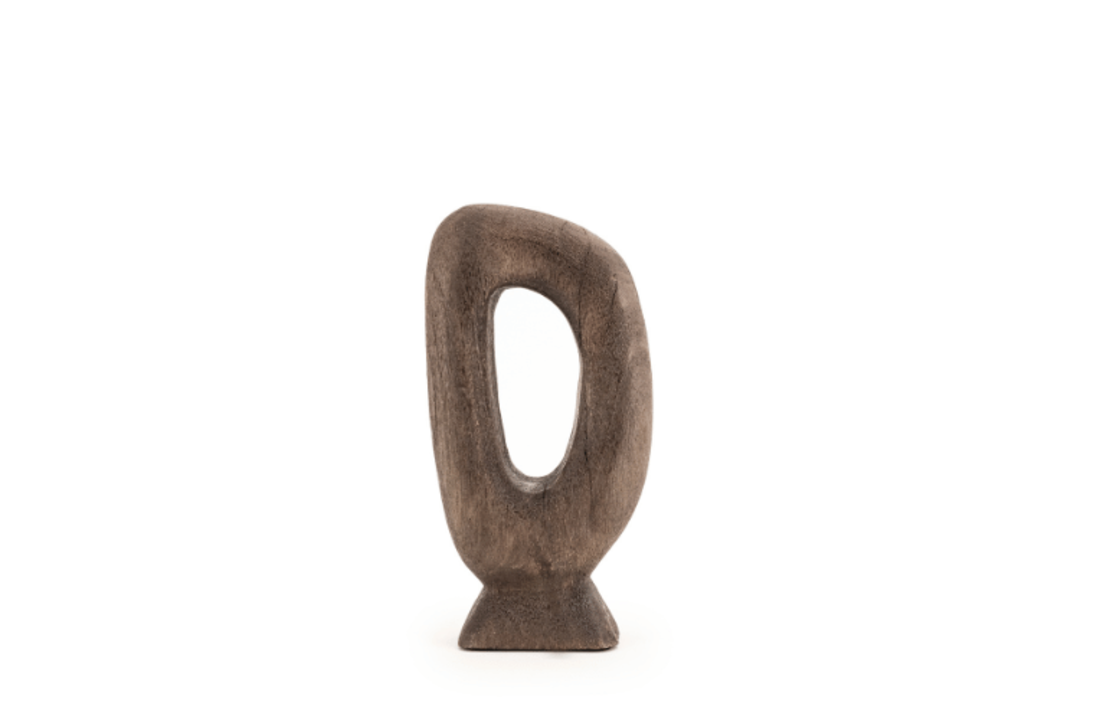 Houten beeld Core small - brown