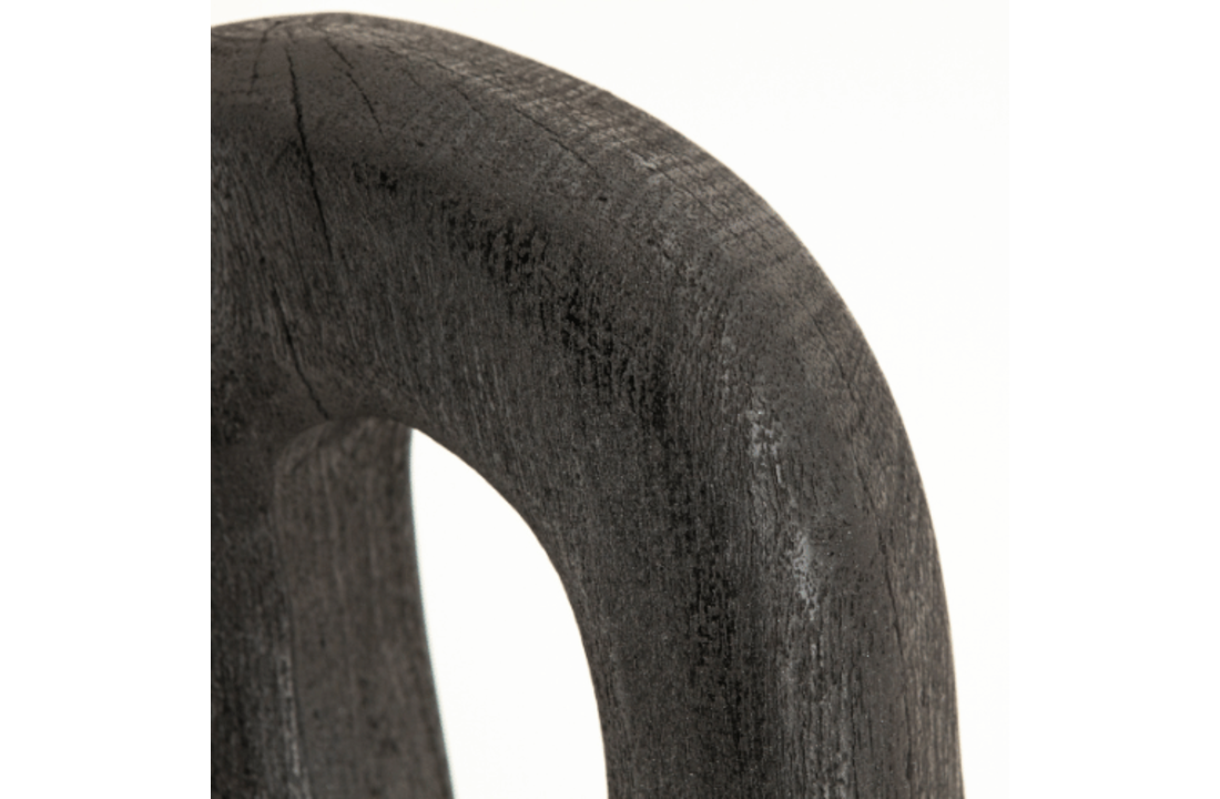 Houten beeld Core small - black
