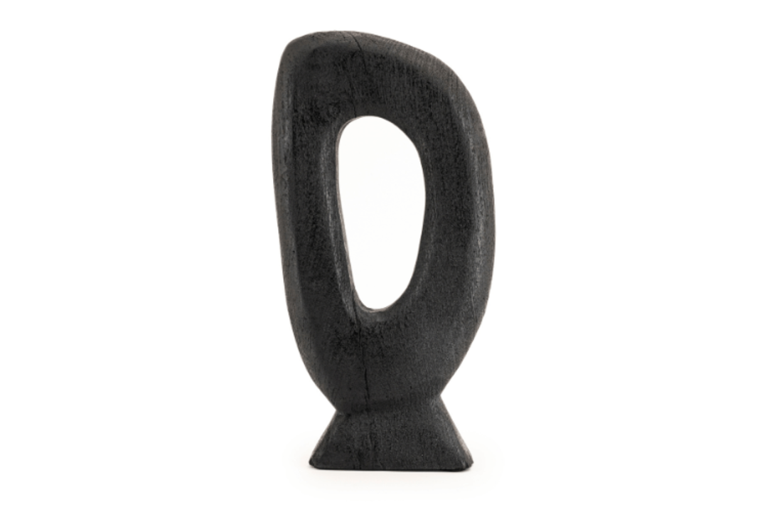 Houten beeld Core large - black