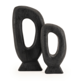 Houten beeld Core large - black