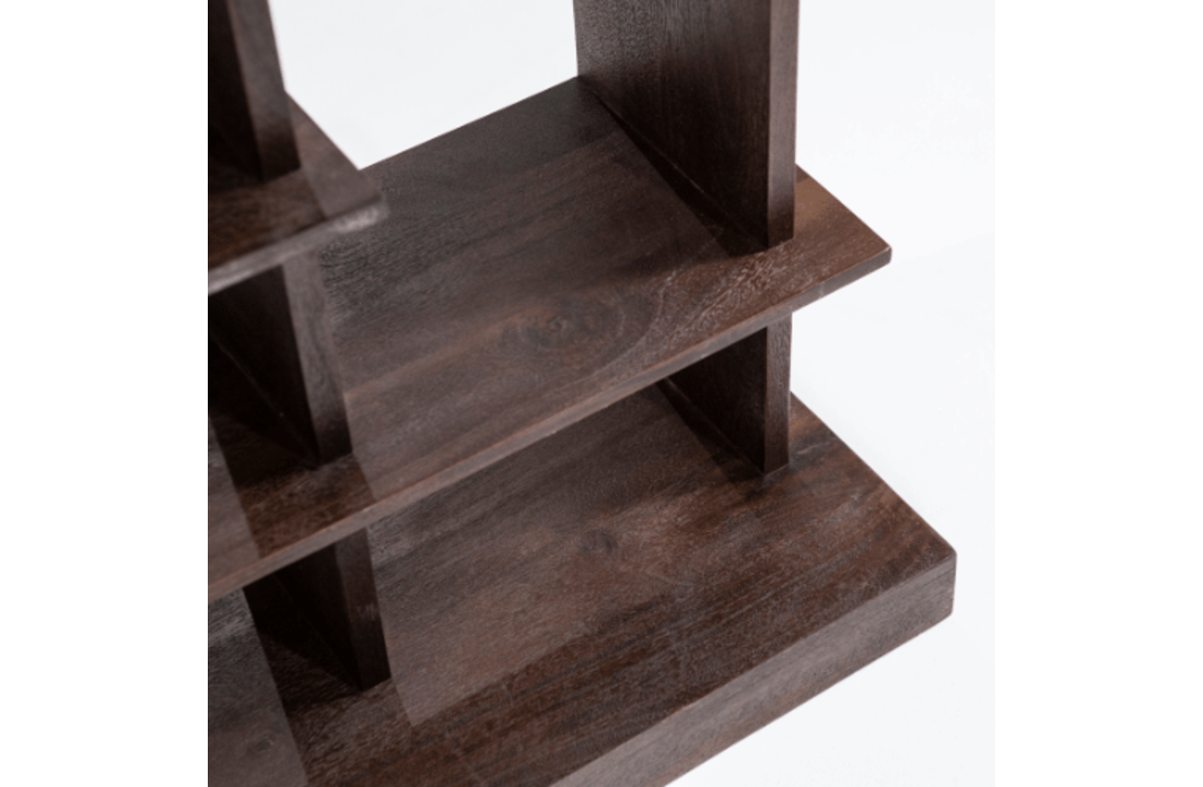 Boekenkast Oliver 120x40x220 - bruin