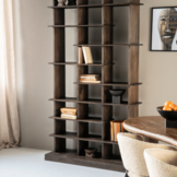 Boekenkast Oliver 120x40x220 - bruin