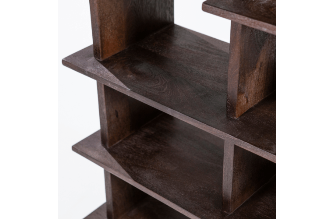Boekenkast Oliver 120x40x220 - bruin