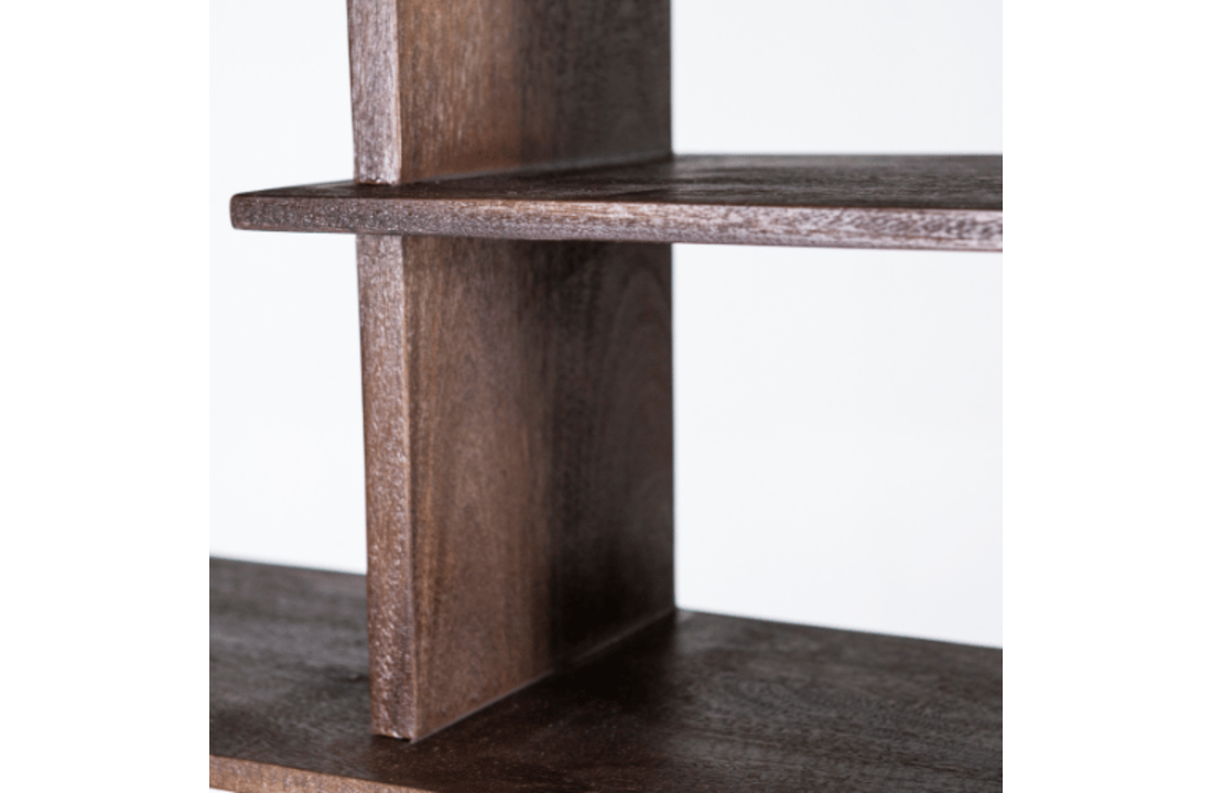 Boekenkast Oliver 120x40x220 - bruin