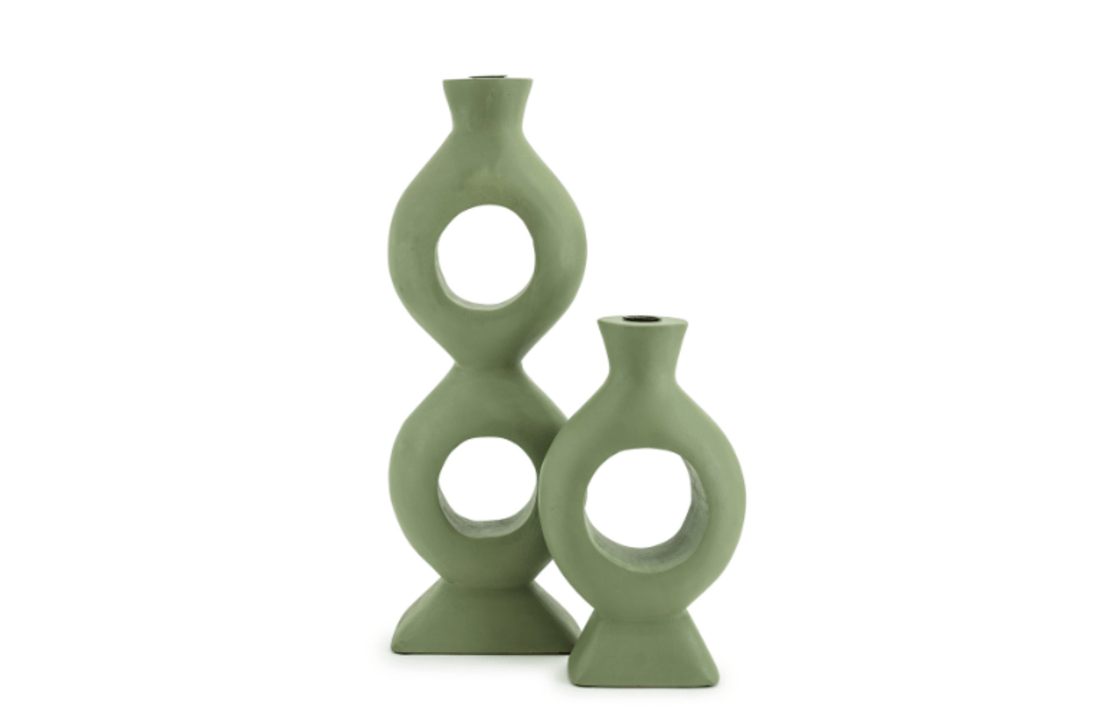 Kandelaar Torch small - green
