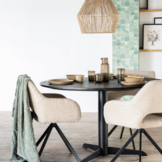 Eetkamerstoel Fabio - beige Spark
