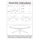 Ovale eettafel Brix Sturdy | 180 cm