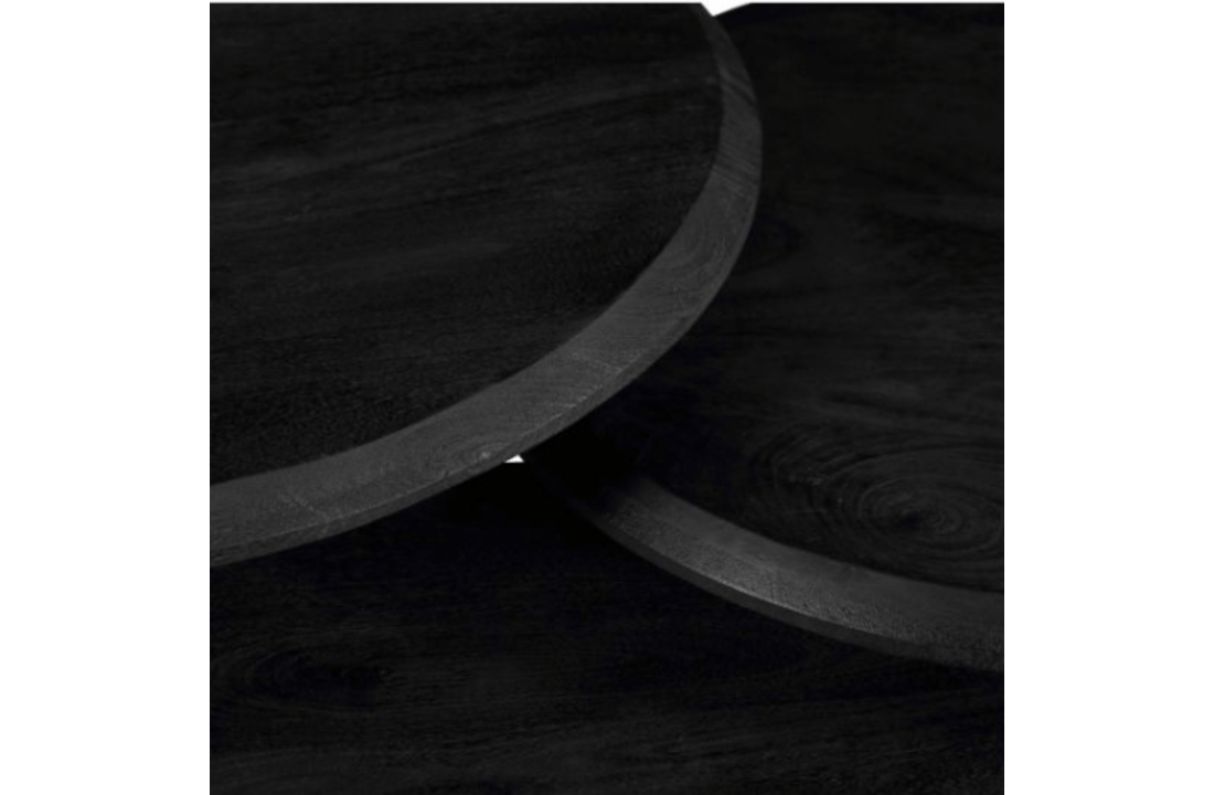 Salontafel Ohio Black | set van 3