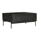 Salontafel Brandy Black | 80×80 cm