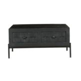 Salontafel Brandy Black | 80×80 cm
