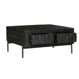 Salontafel Brandy Black | 80×80 cm