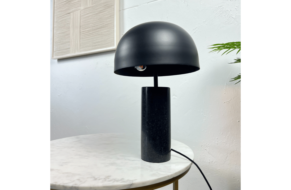 Tafellamp David | Zwart marmer
